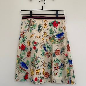 J. Crew pleated skirt